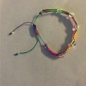 Hand Crafted Red and Pink Jewelry Bracelet